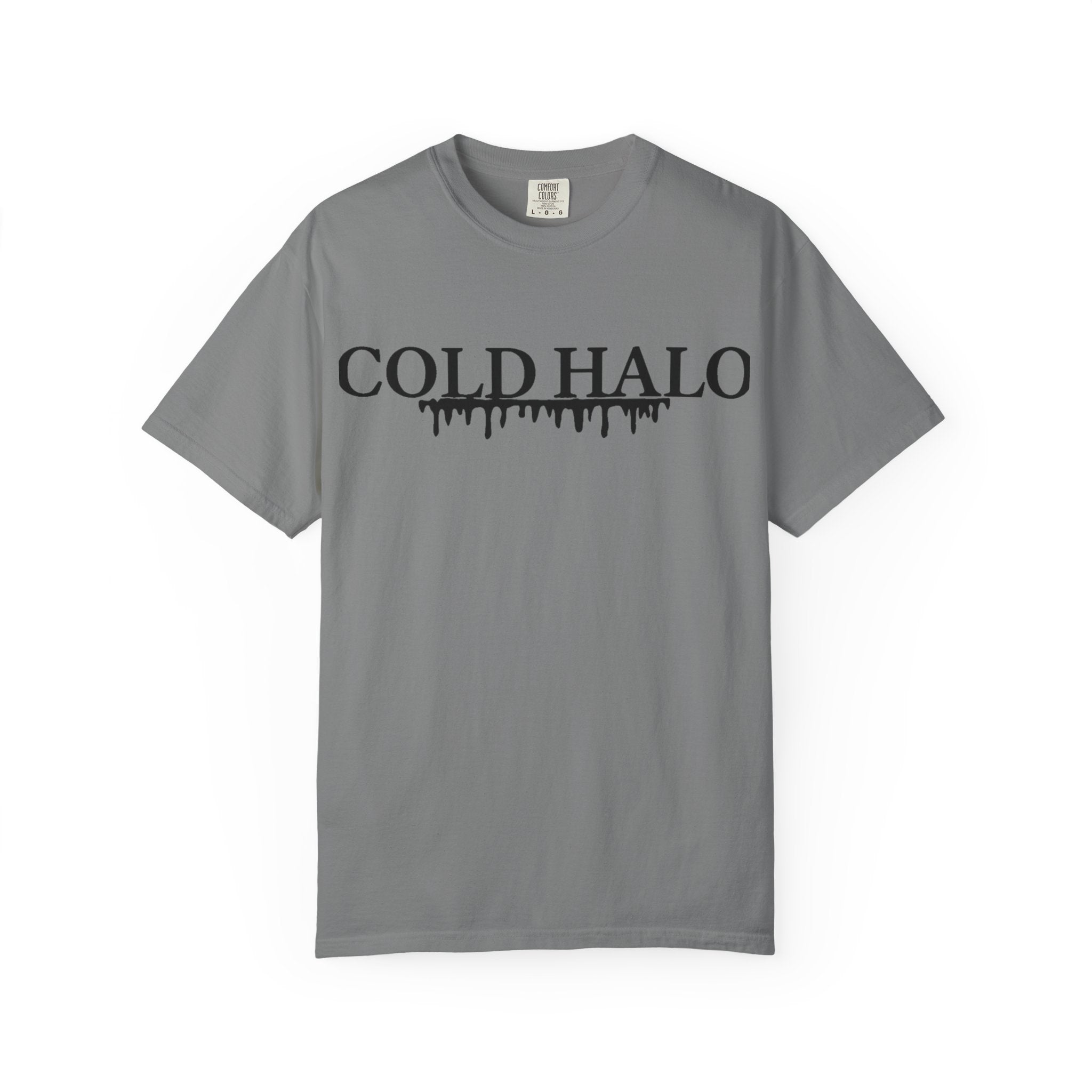 Cold Halo T-Shirt — Gothic Drip Logo Tee