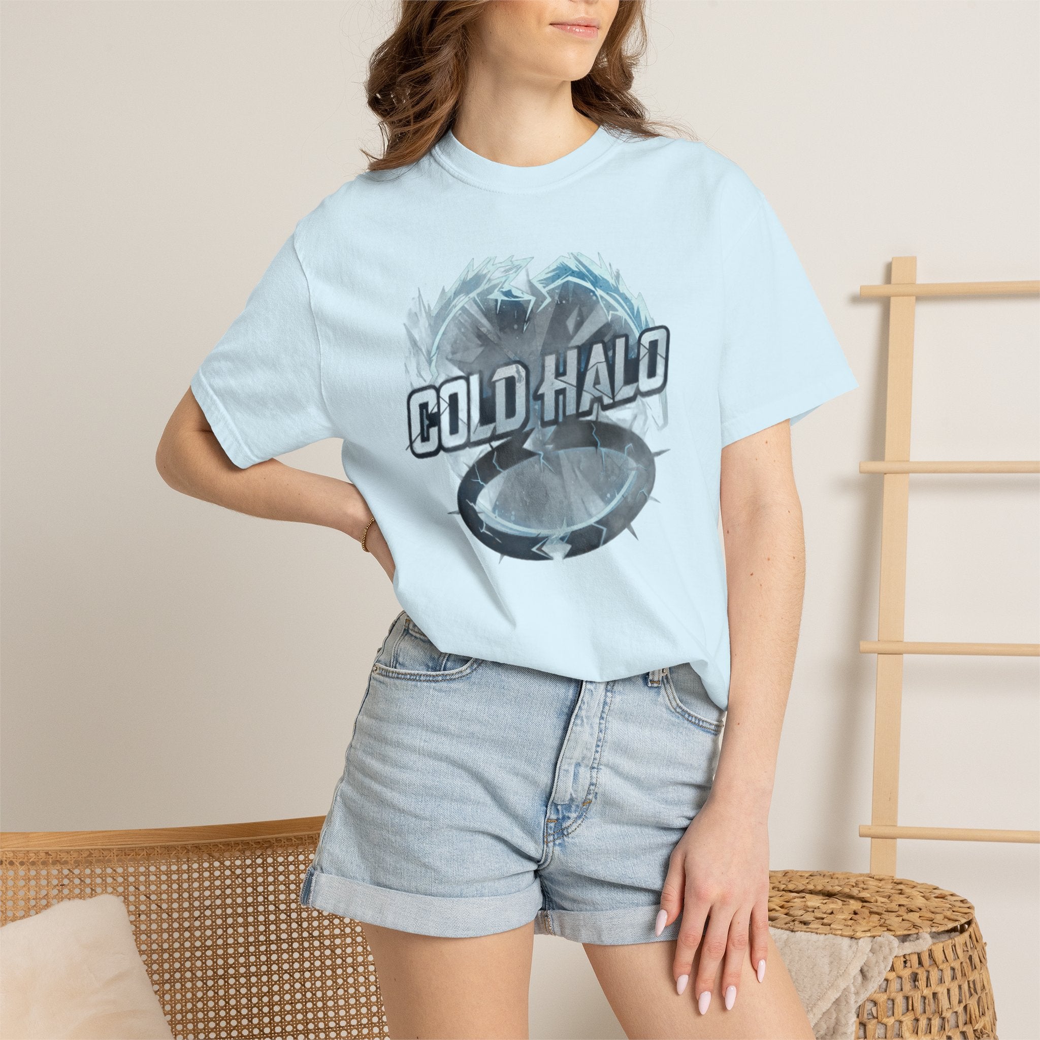 Cold Halo Graphic T-Shirt — Icy Ring Logo Tee