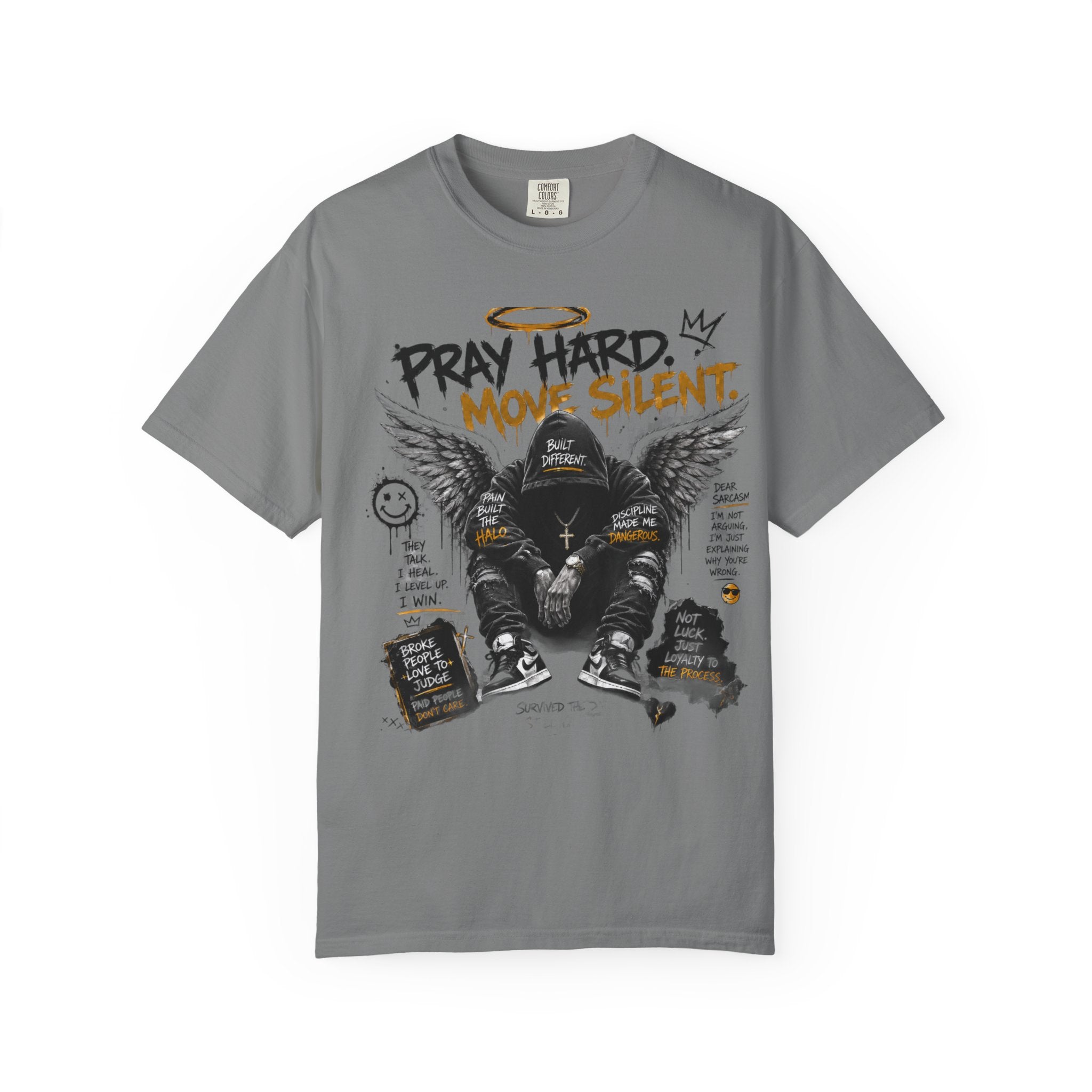 Pray Hard Move Silent Tee