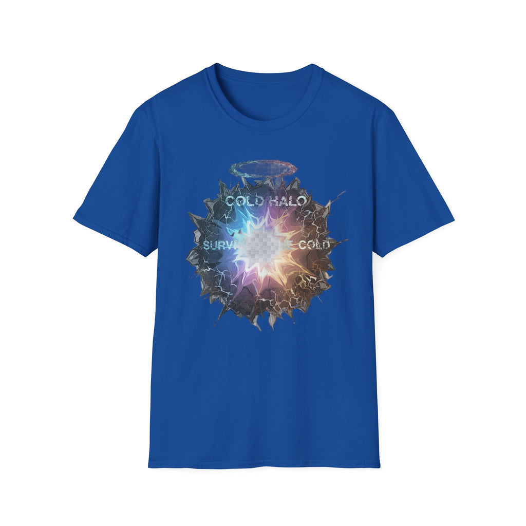 Cold Halo Graphic T‑Shirt — 'Cold Halo' Survive the Cold Sci‑Fi Design