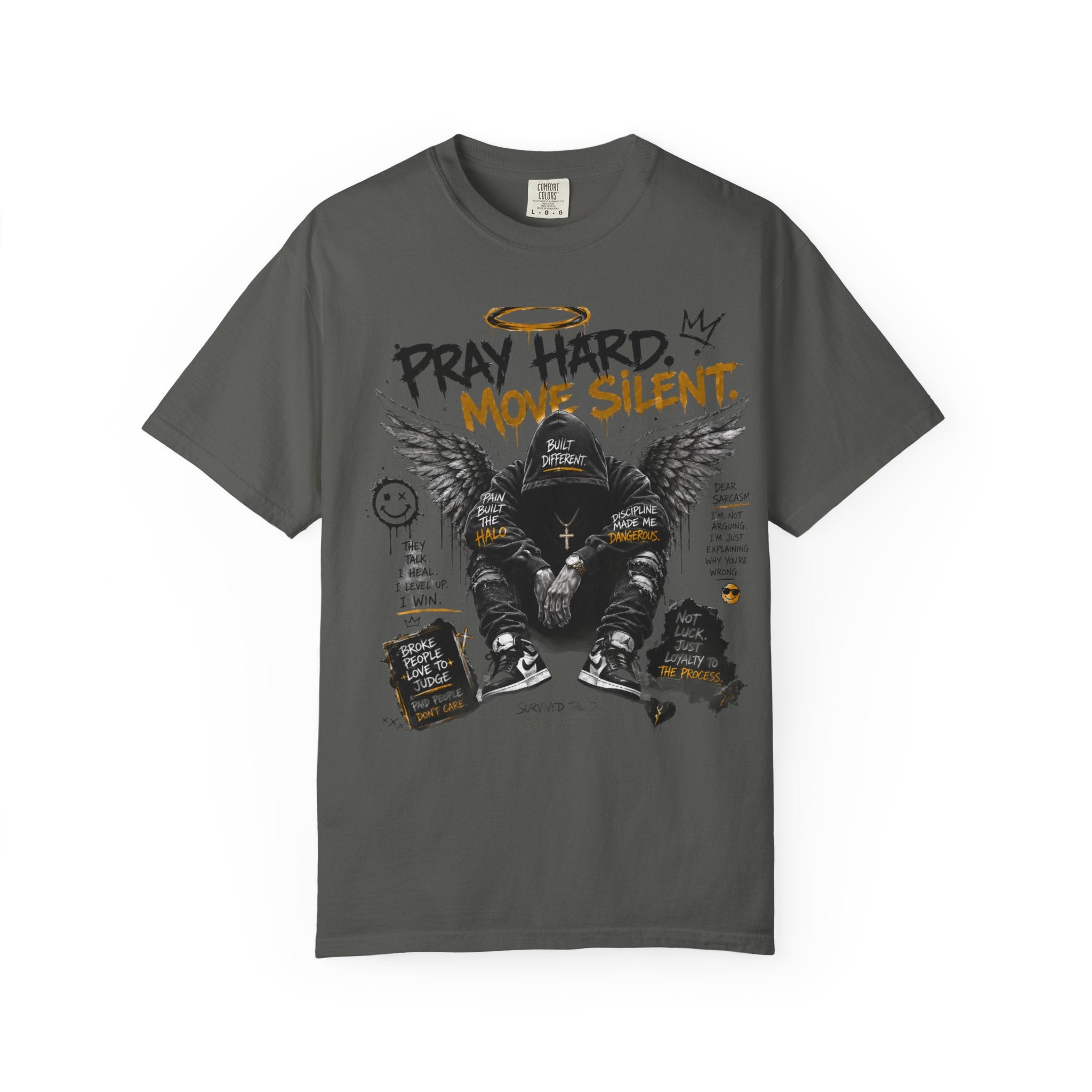 Pray Hard Move Silent Tee