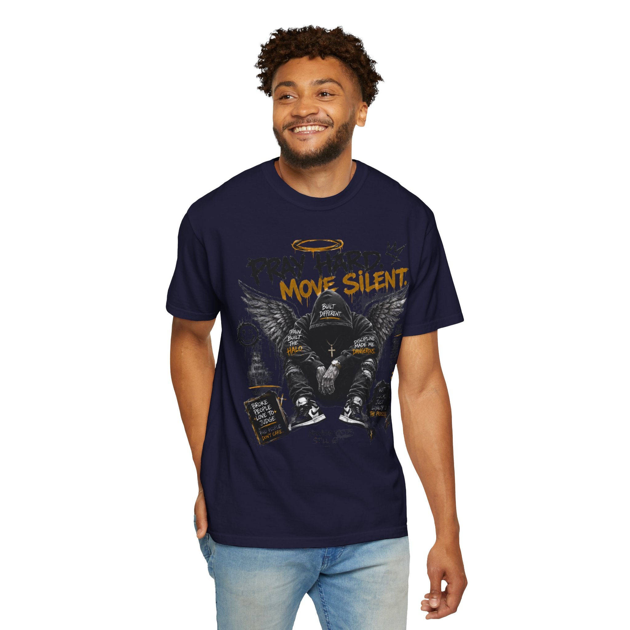 Pray Hard Move Silent Tee