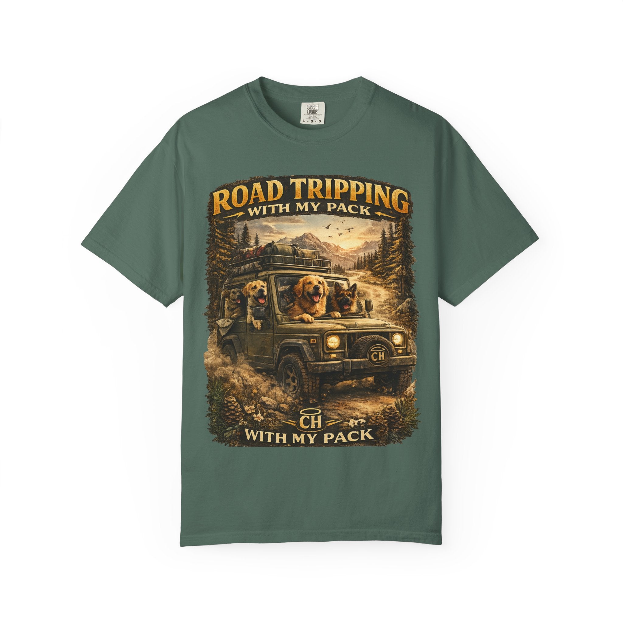 Road Tripping with My Pack Tee
