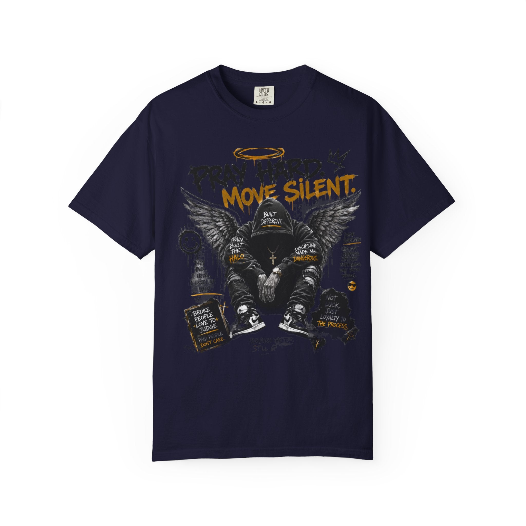 Pray Hard Move Silent Tee