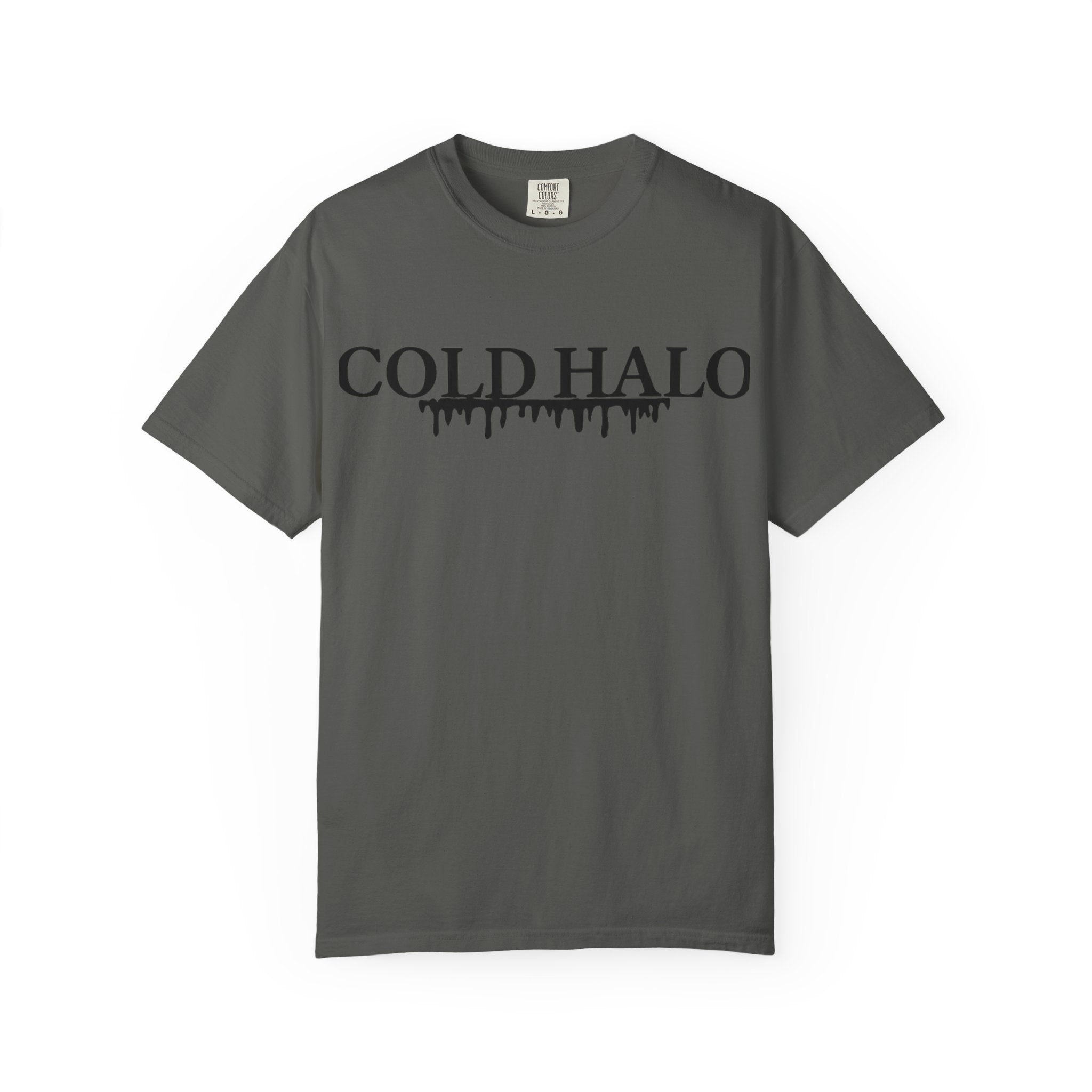 Cold Halo T-Shirt — Gothic Drip Logo Tee
