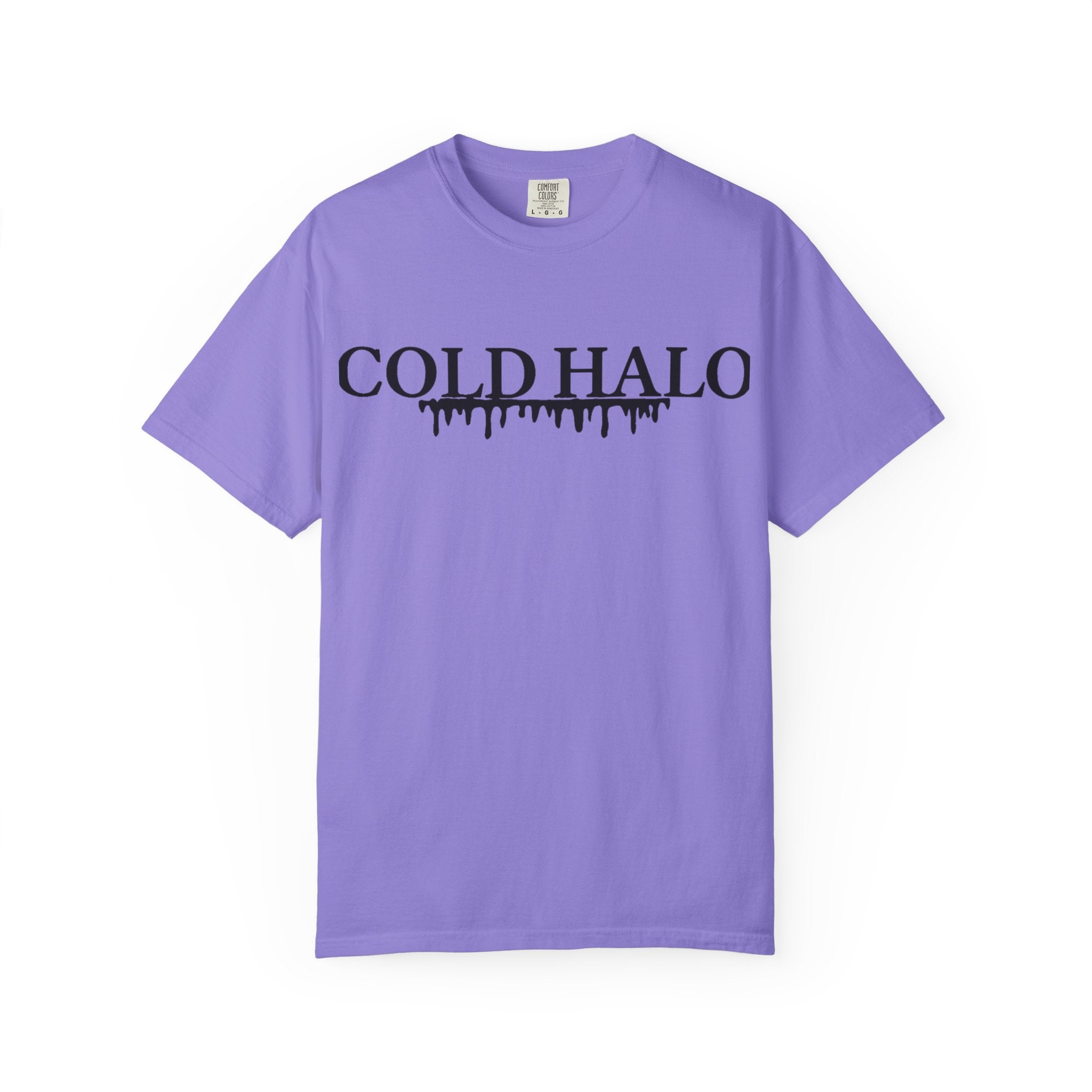 Cold Halo T-Shirt — Gothic Drip Logo Tee