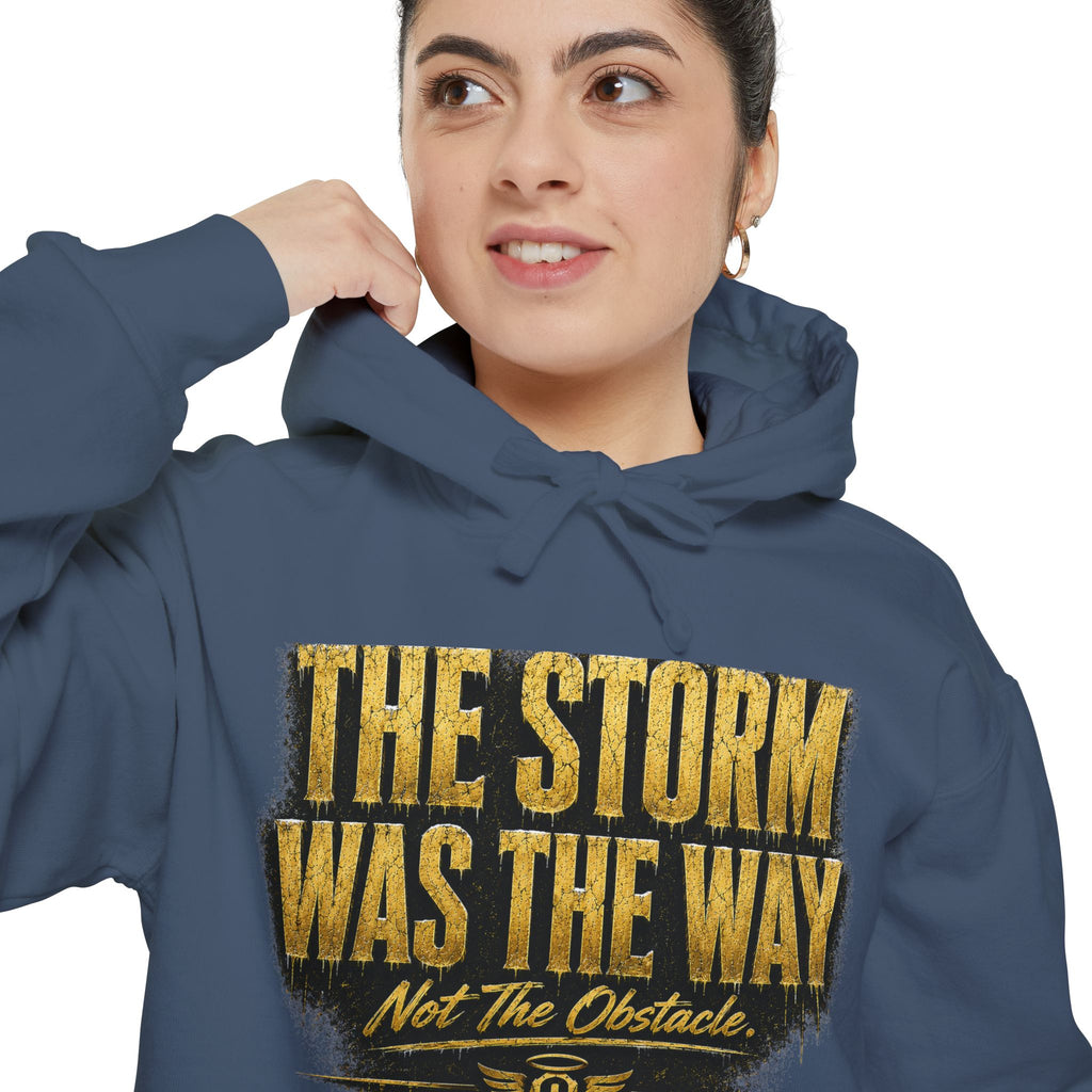 Cold Halo the storm was the way Hoodie-inspirational unisex Motivational Sweat shirt