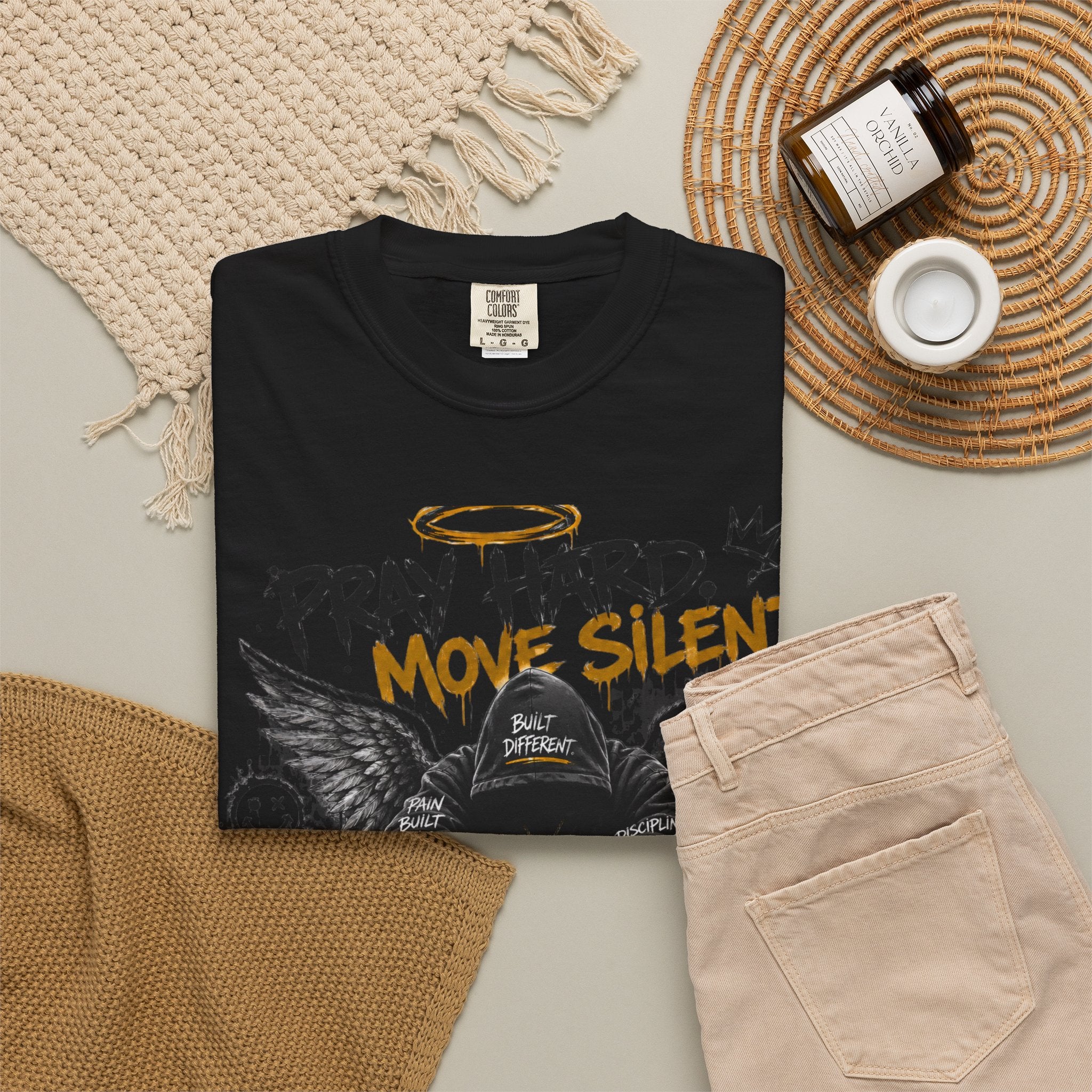 Pray Hard Move Silent Tee