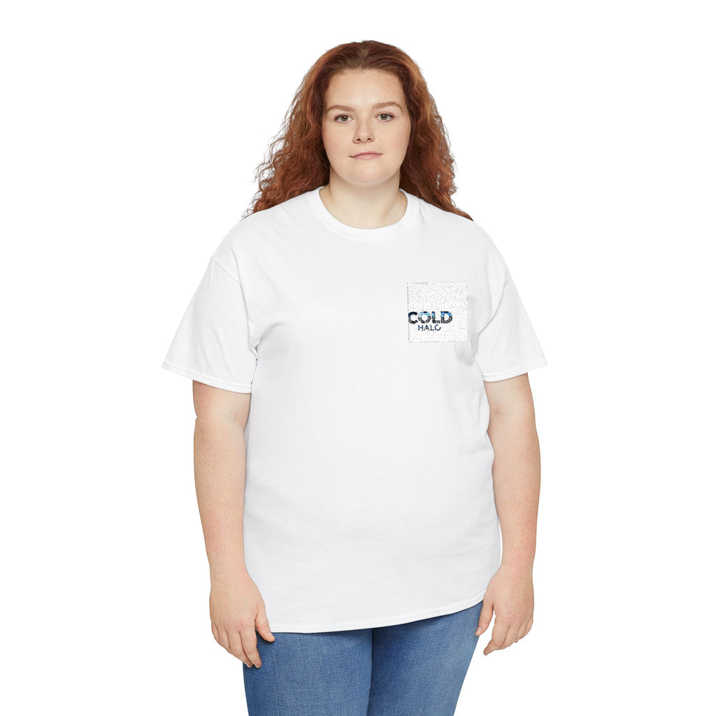 COLD HALO MINIMALIST Brew Pocket Tee — Minimal Coffee Lover T-Shirt