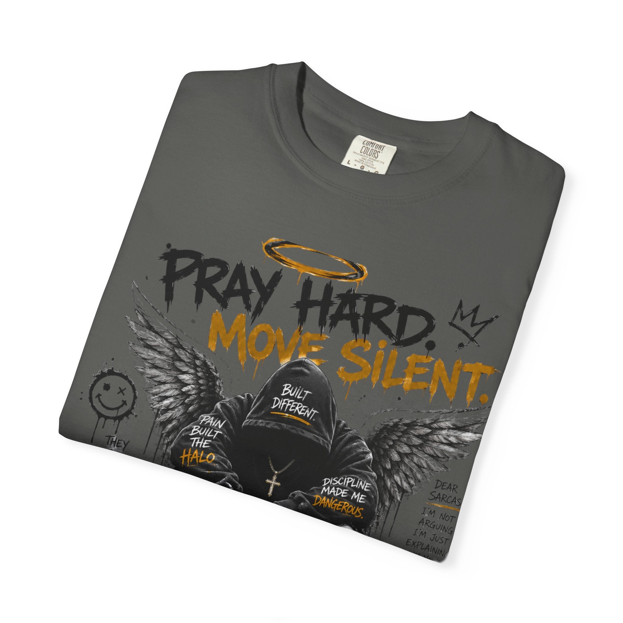 Pray Hard Move Silent Tee