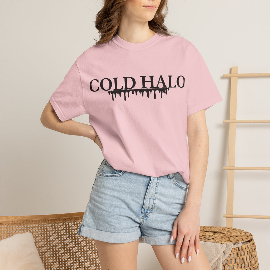 Cold Halo T-Shirt — Gothic Drip Logo Tee