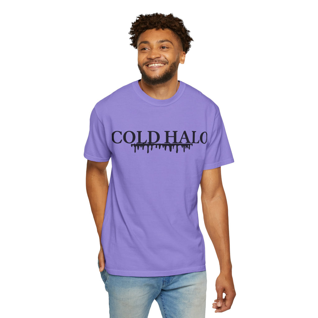 Cold Halo T-Shirt — Gothic Drip Logo Tee