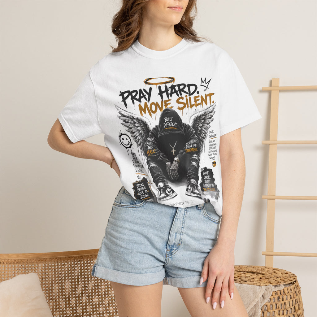 Pray Hard Move Silent Tee