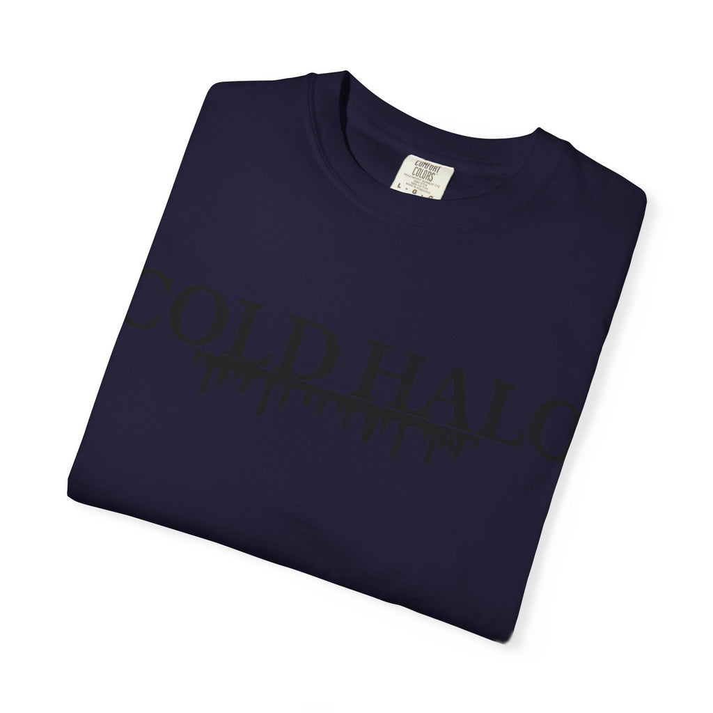 Cold Halo T-Shirt — Gothic Drip Logo Tee