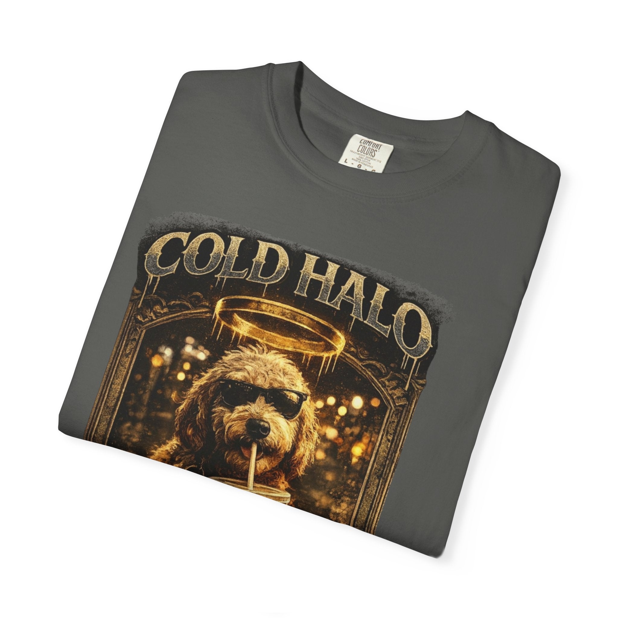 Cold Halo Pets T-Shirt — Vintage Dog Snack Inspector Graphic Tee