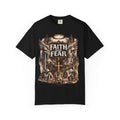 Faith Over Fear Christian Inspirational Cross comfort Graphic Tee