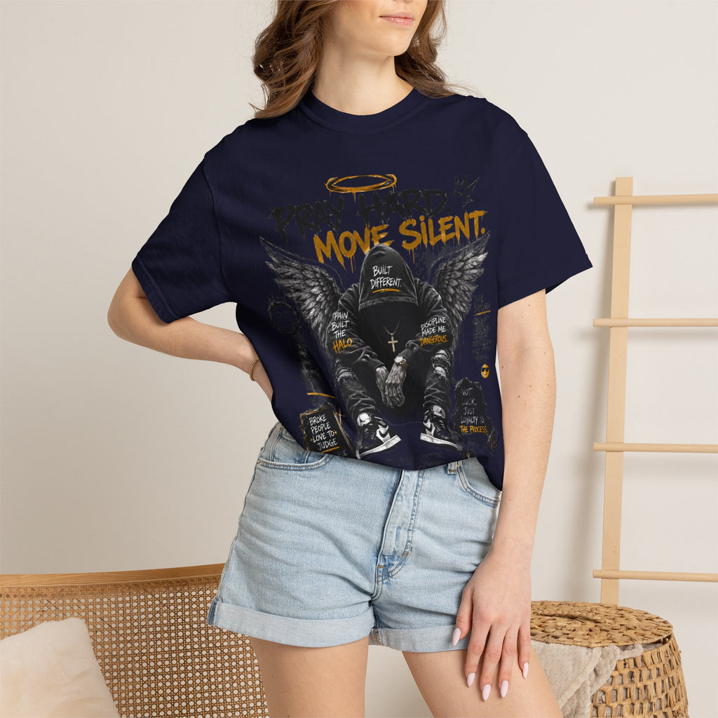 Pray Hard Move Silent Tee