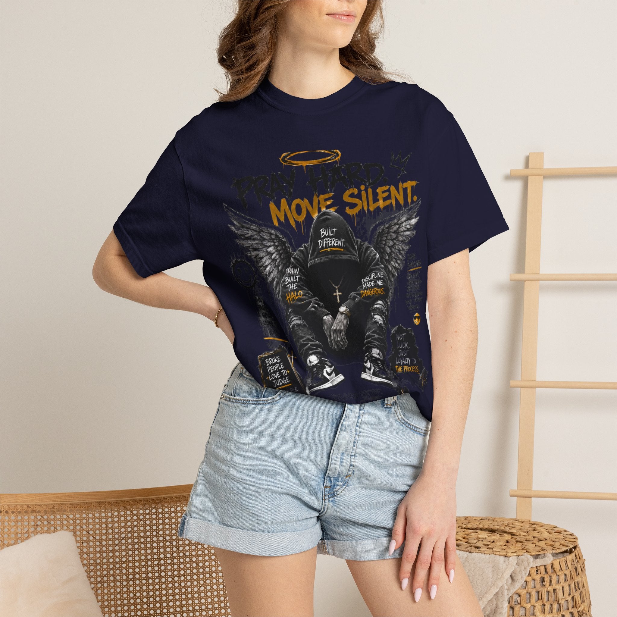 Pray Hard Move Silent Tee
