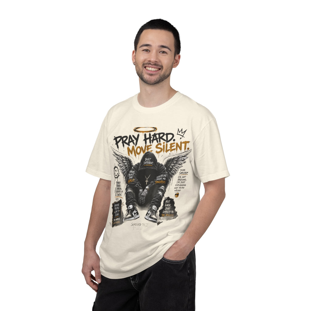 Pray Hard Move Silent Tee