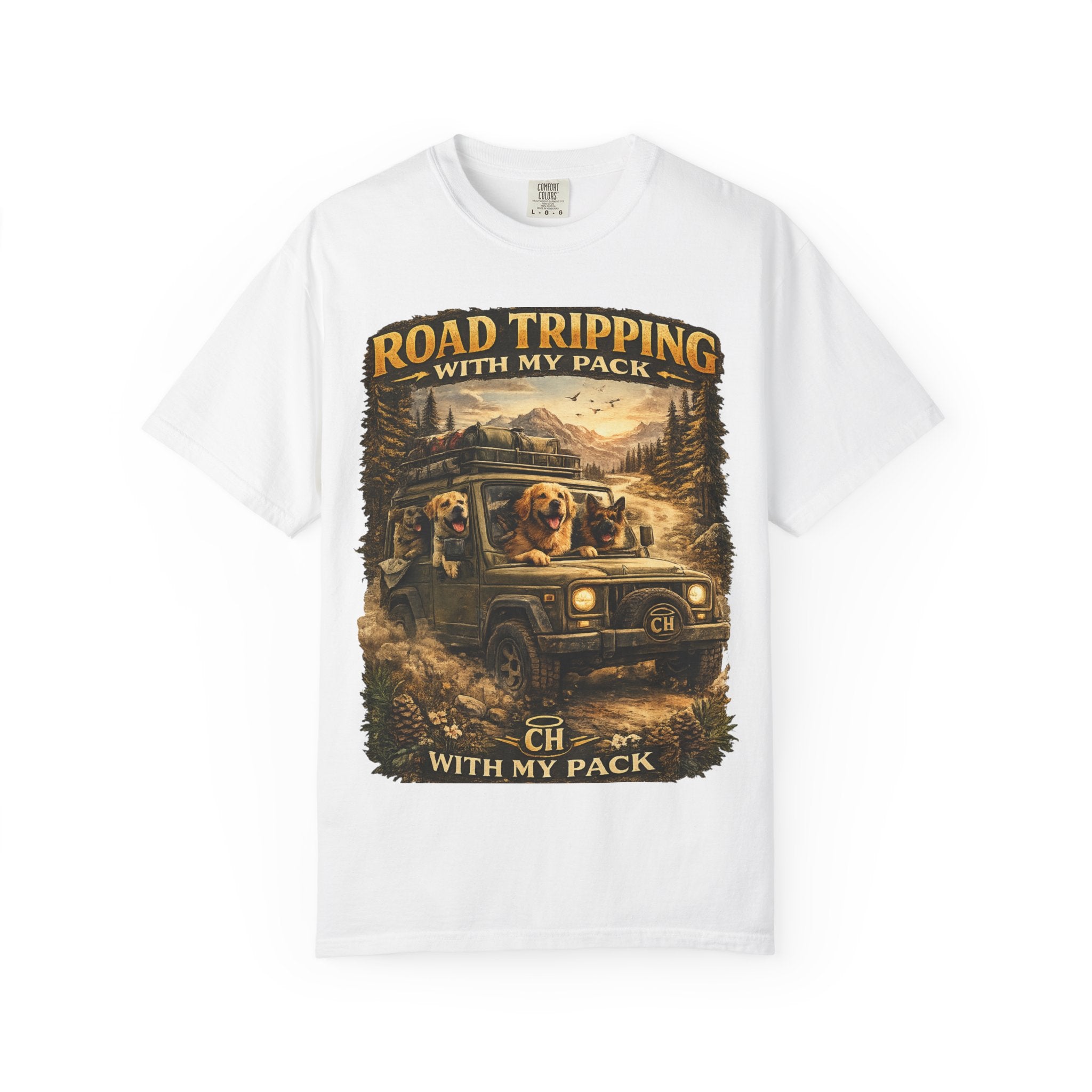 Road Tripping with My Pack Tee