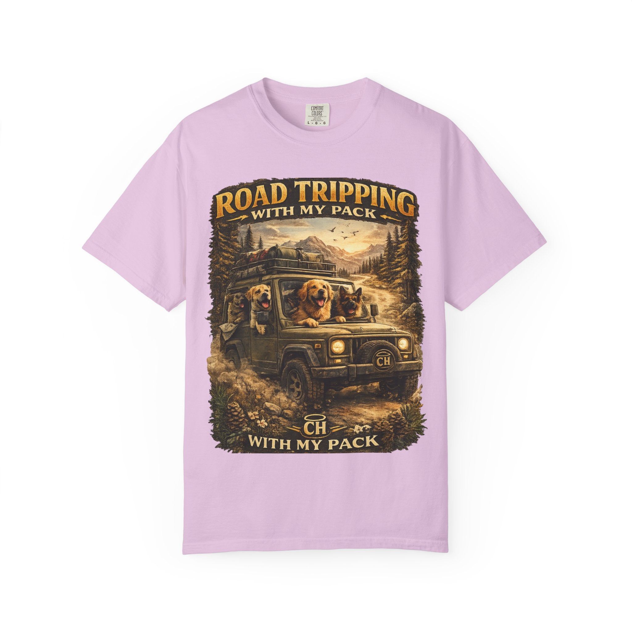 Road Tripping with My Pack Tee