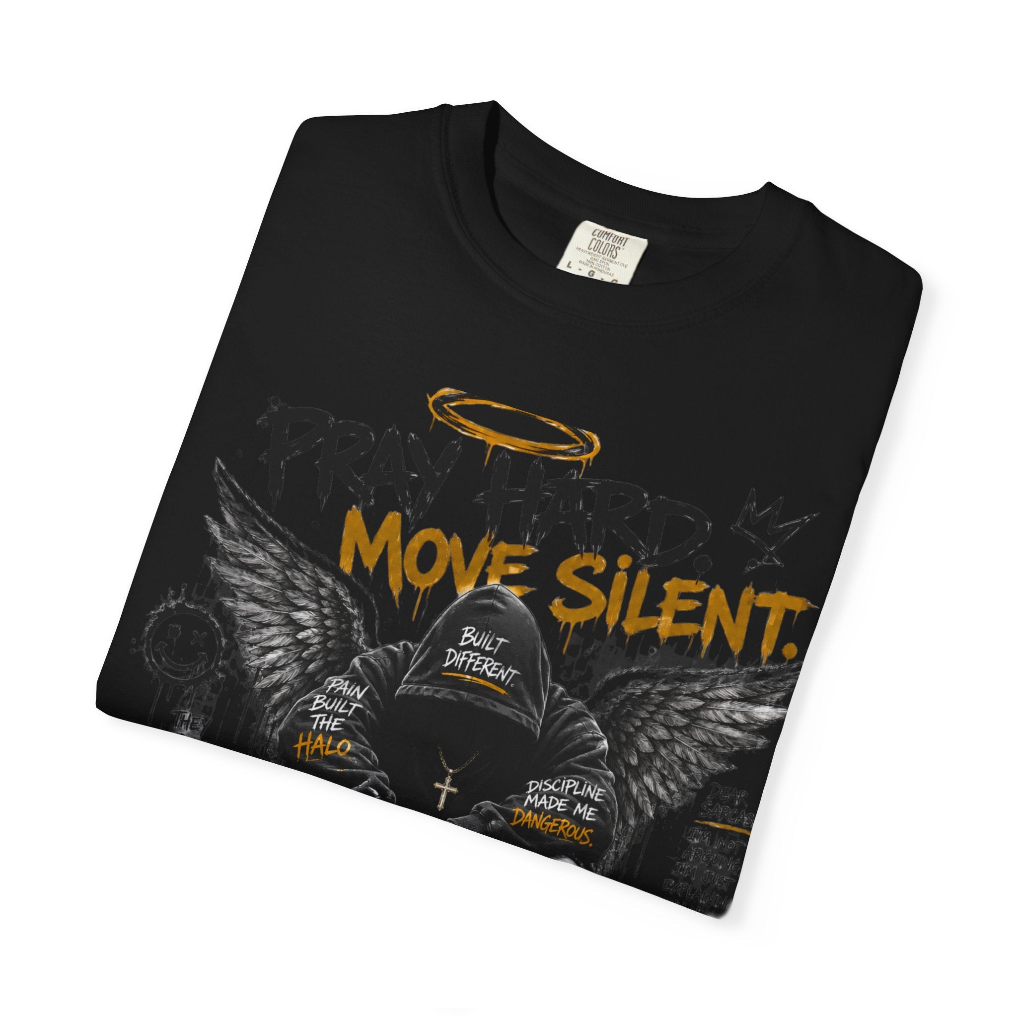 Pray Hard Move Silent Tee