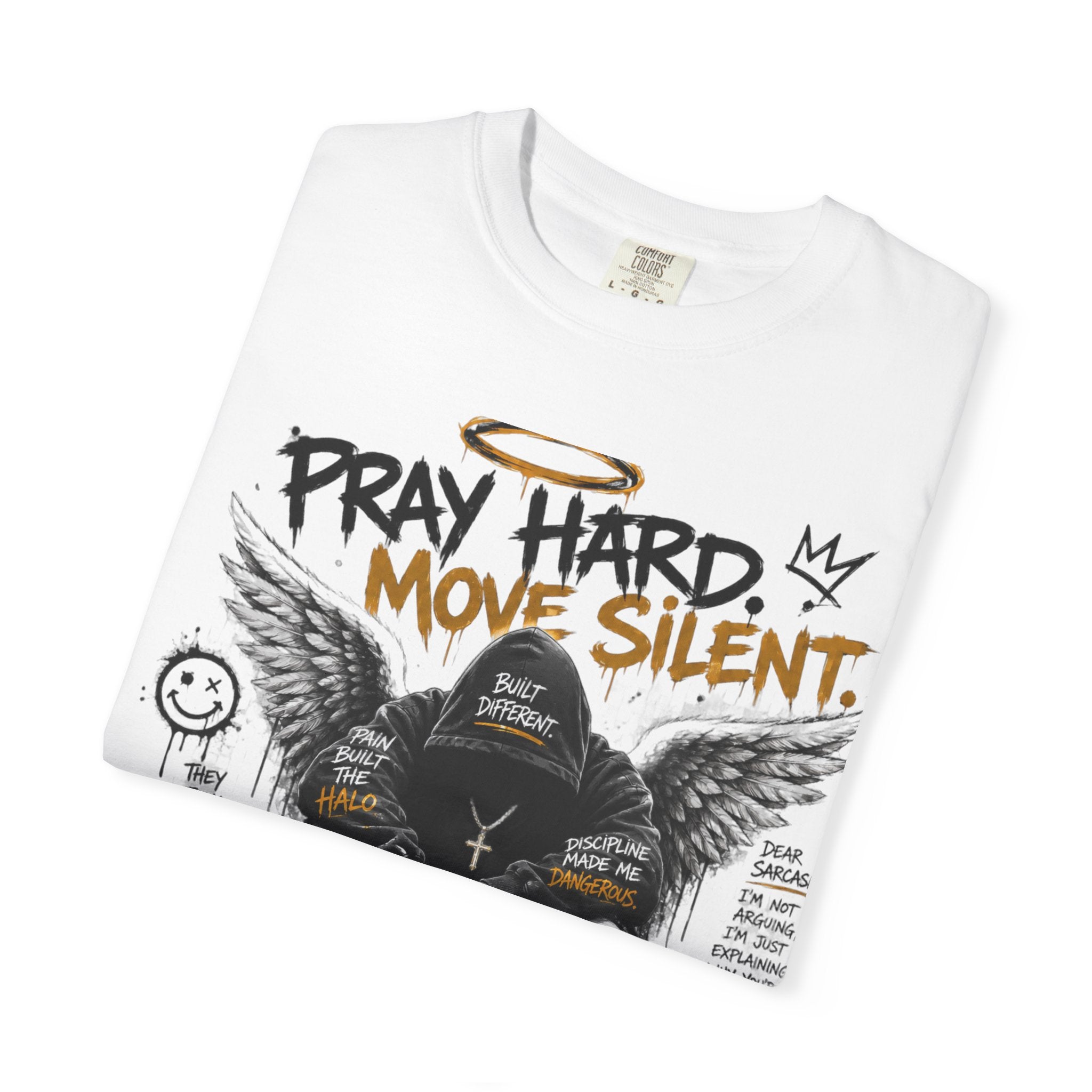 Pray Hard Move Silent Tee