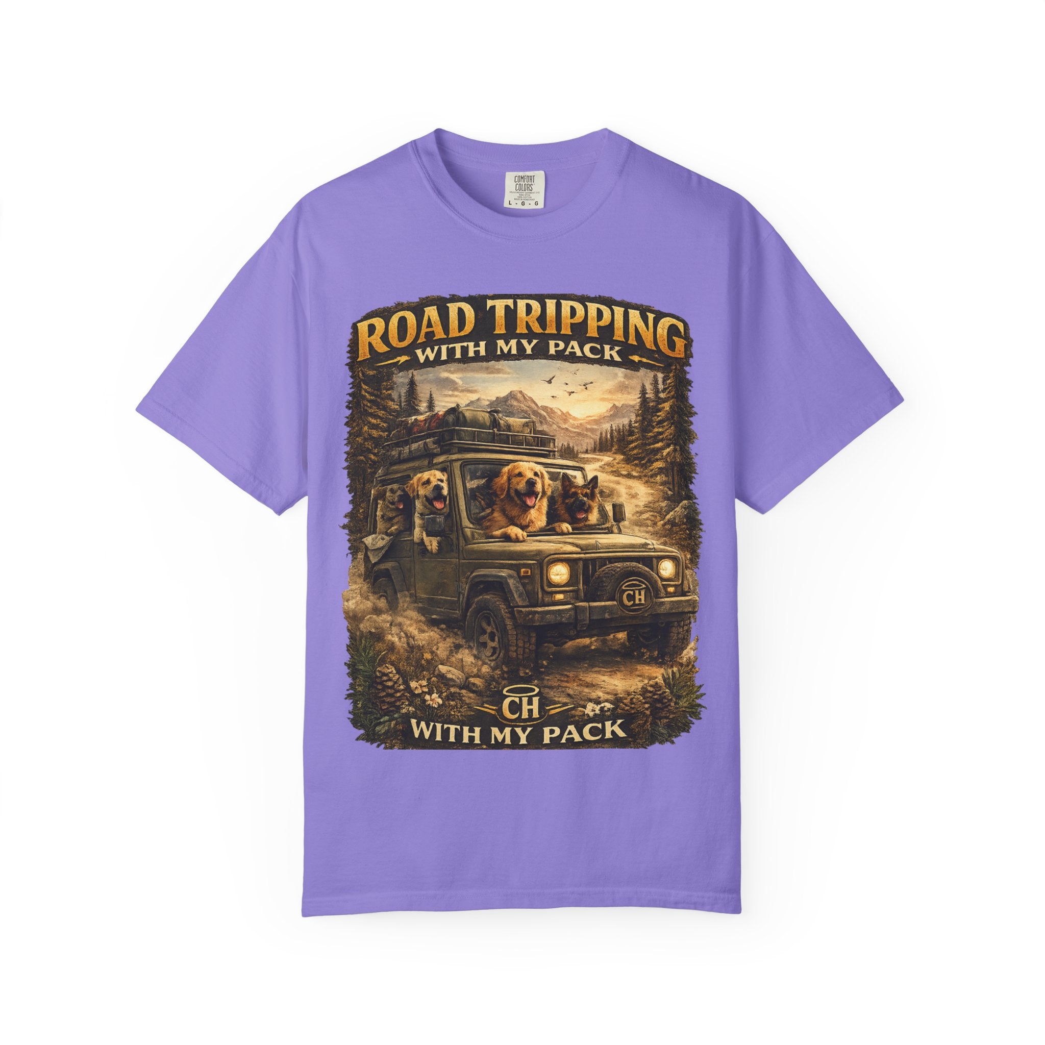 Road Tripping with My Pack Tee