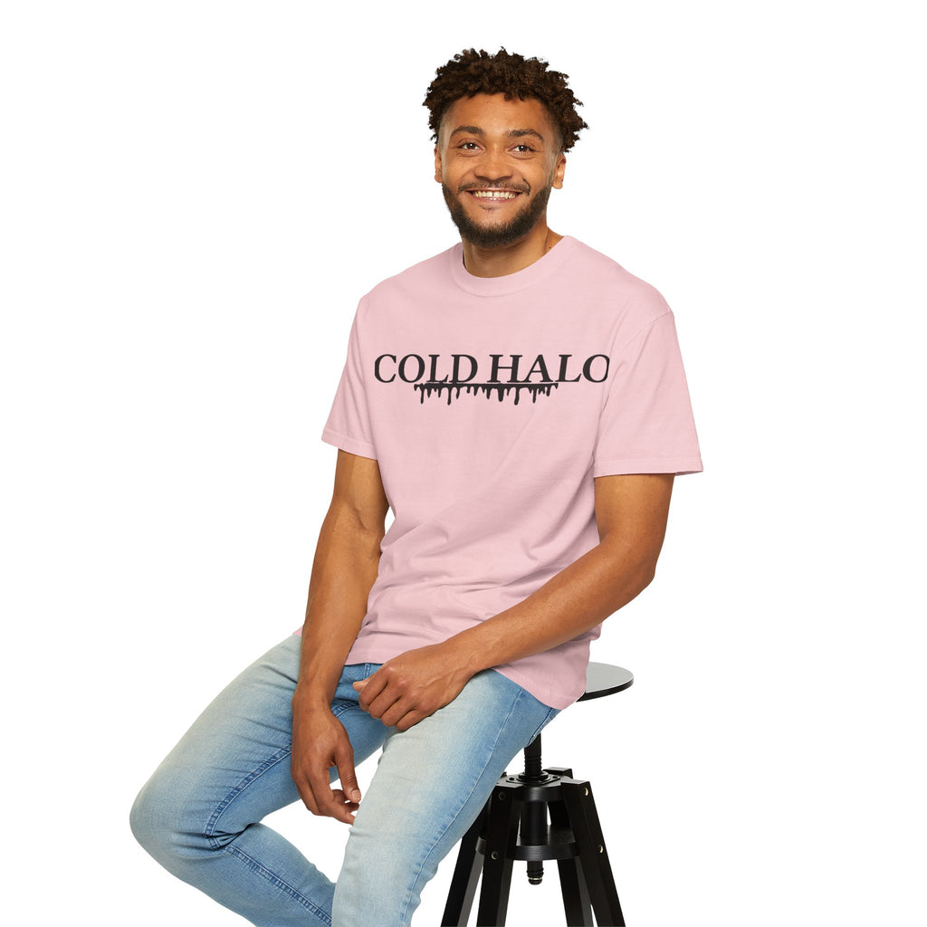 Cold Halo T-Shirt — Gothic Drip Logo Tee