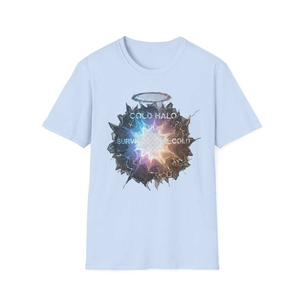 Cold Halo Graphic T‑Shirt — 'Cold Halo' Survive the Cold Sci‑Fi Design