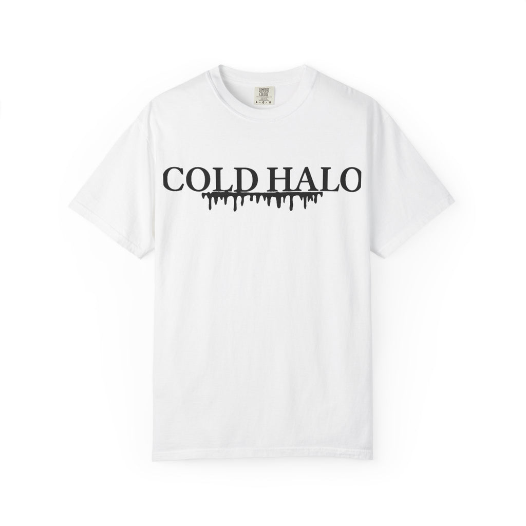 Cold Halo T-Shirt — Gothic Drip Logo Tee