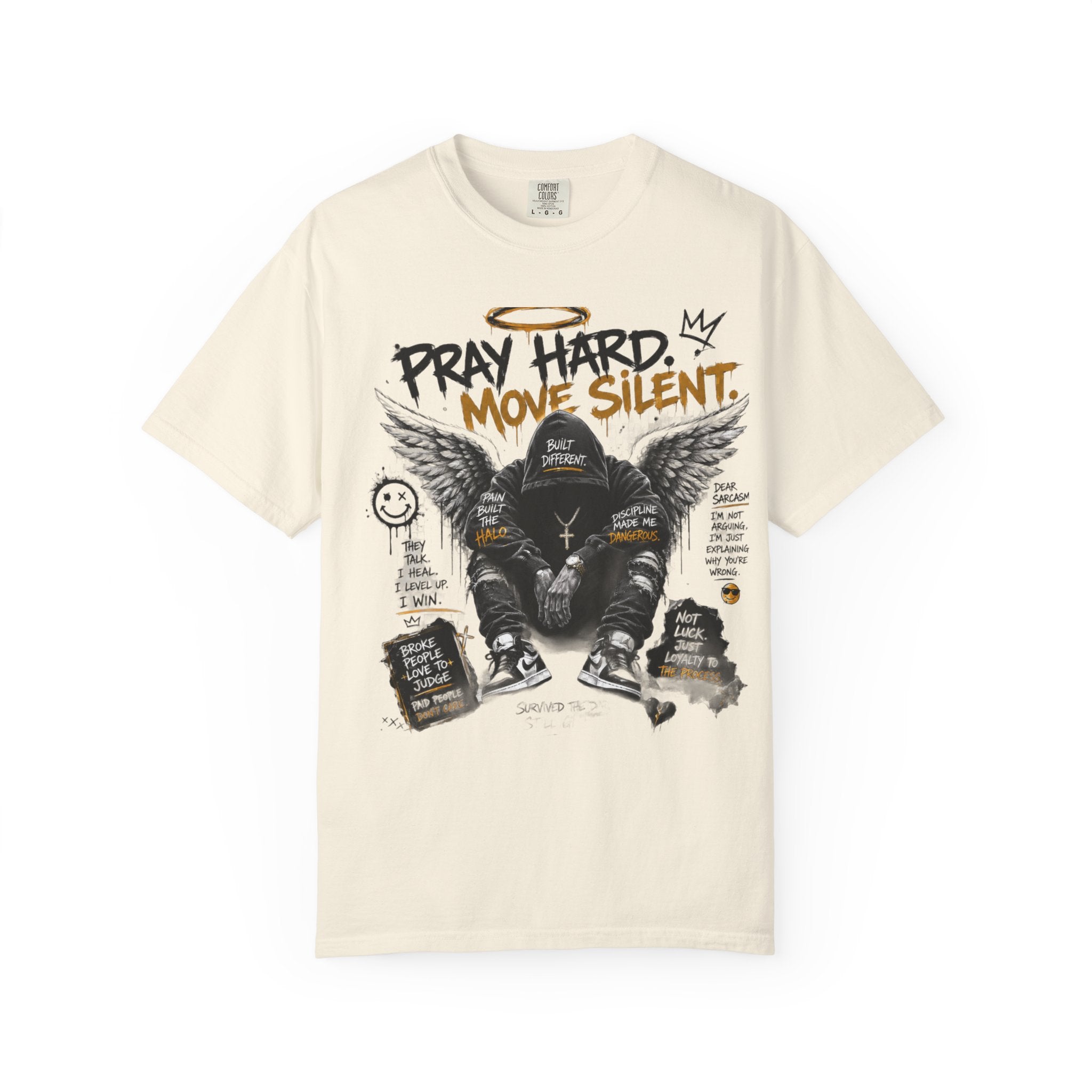 Pray Hard Move Silent Tee