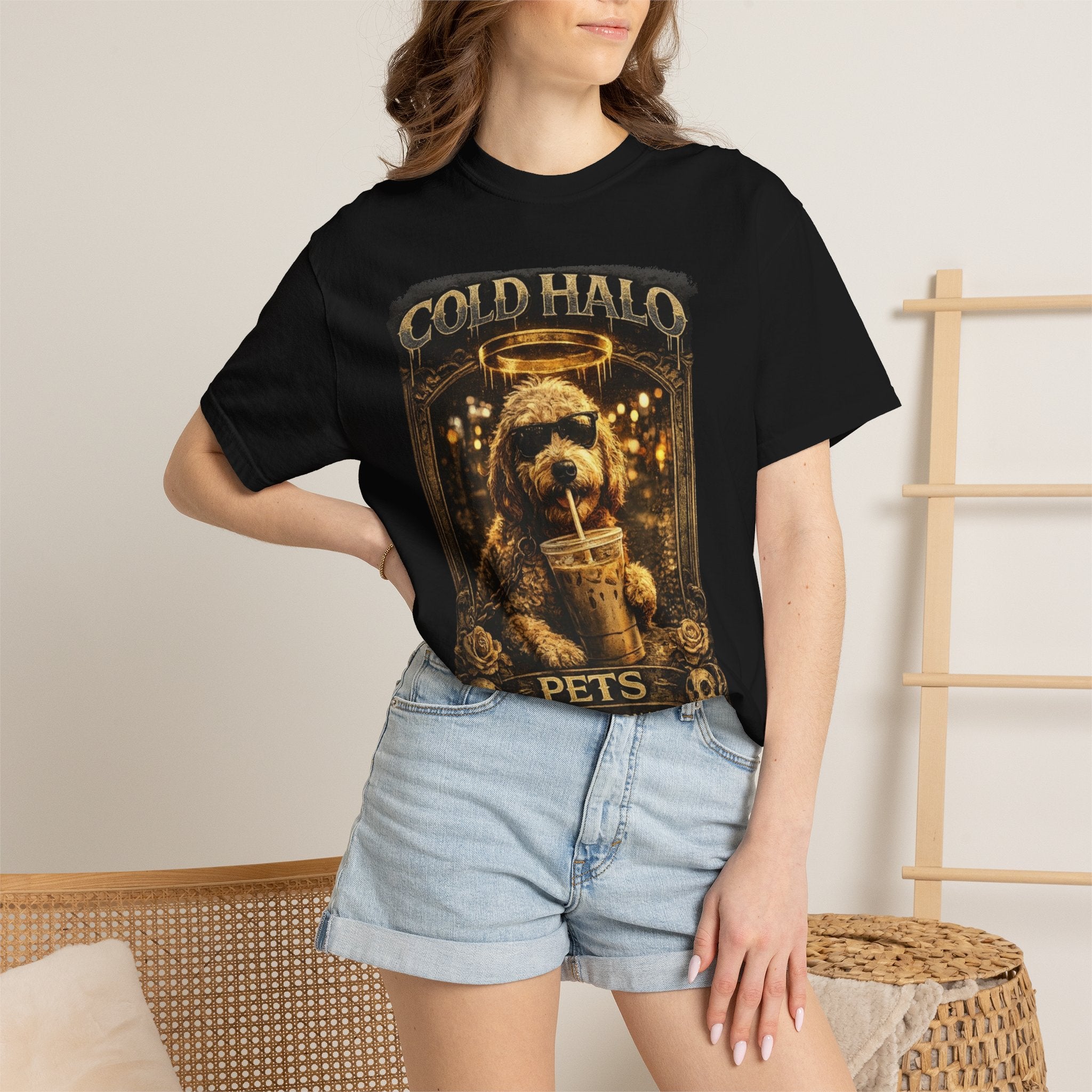 Cold Halo Pets T-Shirt — Vintage Dog Snack Inspector Graphic Tee