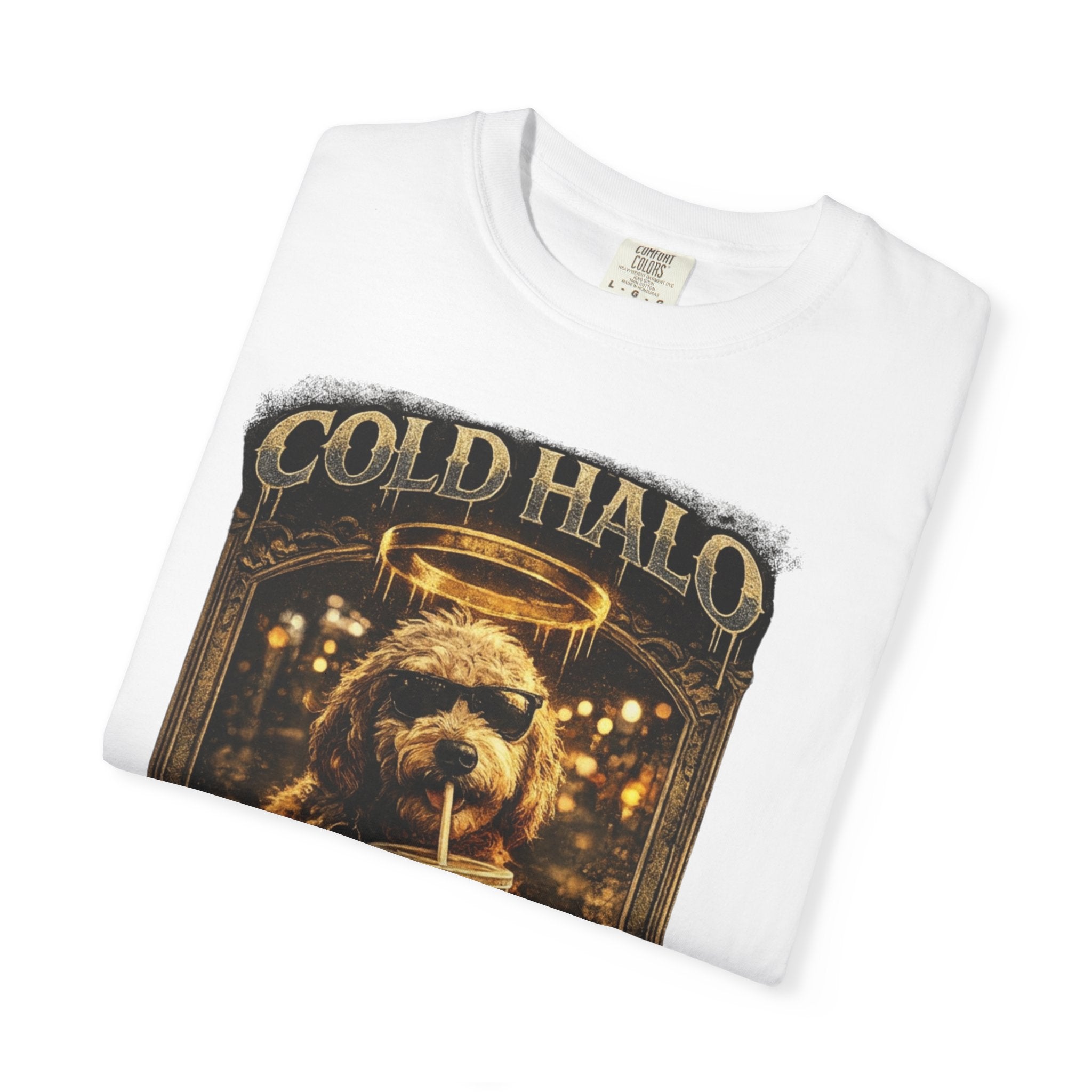 Cold Halo Pets T-Shirt — Vintage Dog Snack Inspector Graphic Tee