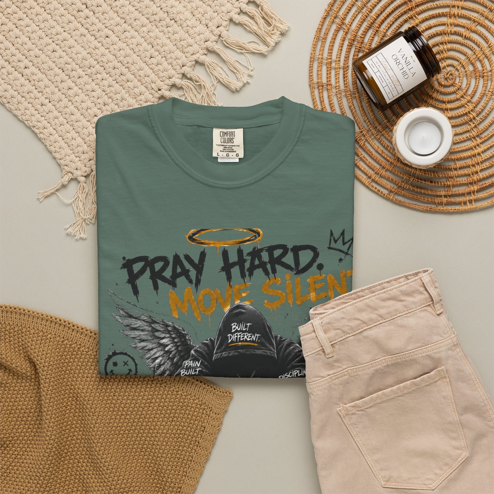 Pray Hard Move Silent Tee