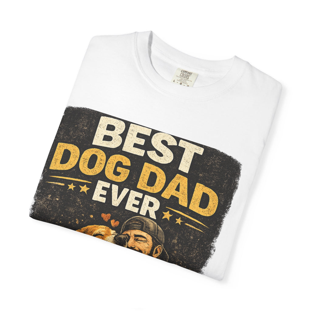 COLD HALO PETS | Best Dog Dad Ever T-Shirt | funny Dog Dad gift | father's day Dog lover Tee \ Proud Pet Dad shirt| Dog Owber graphic Tee