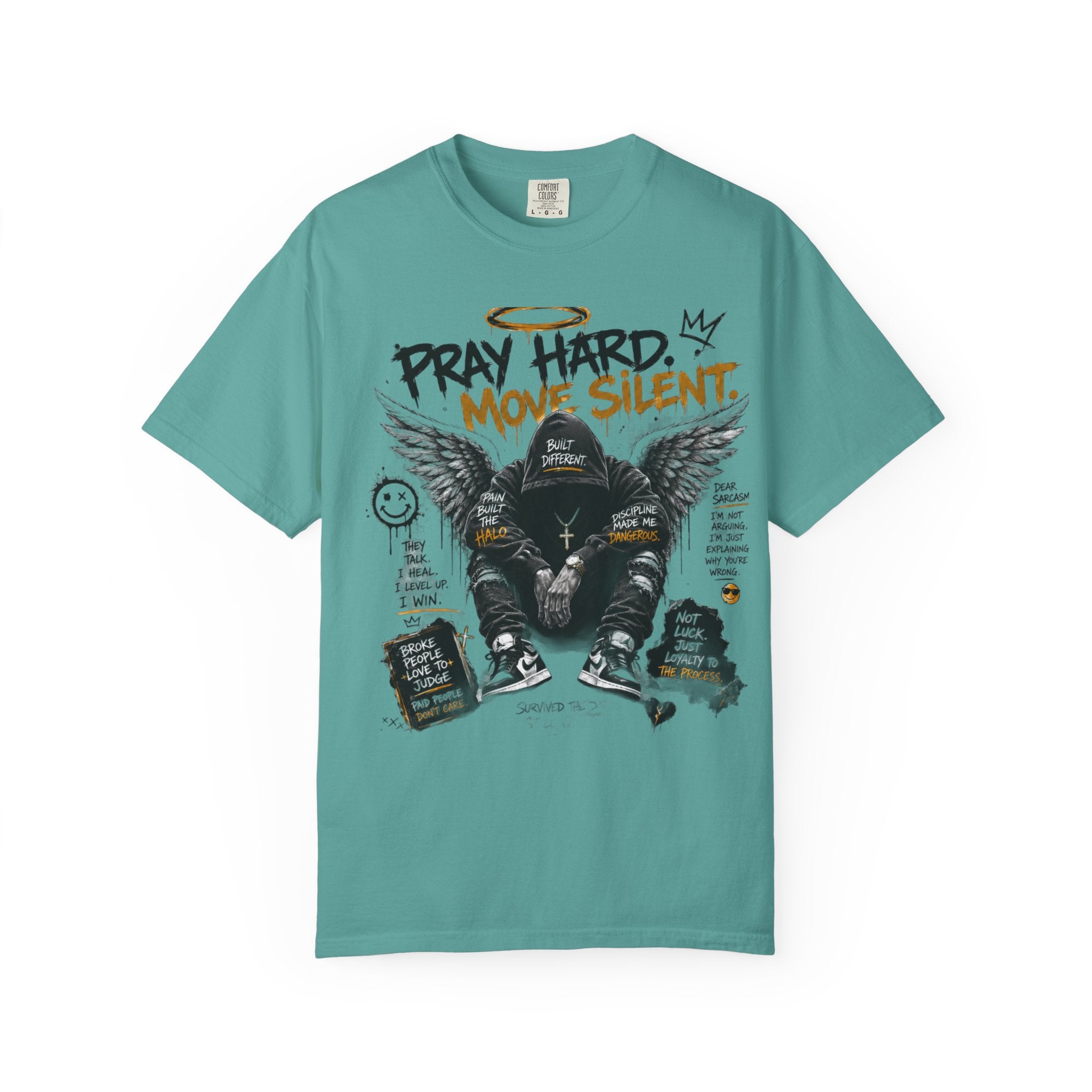 Pray Hard Move Silent Tee