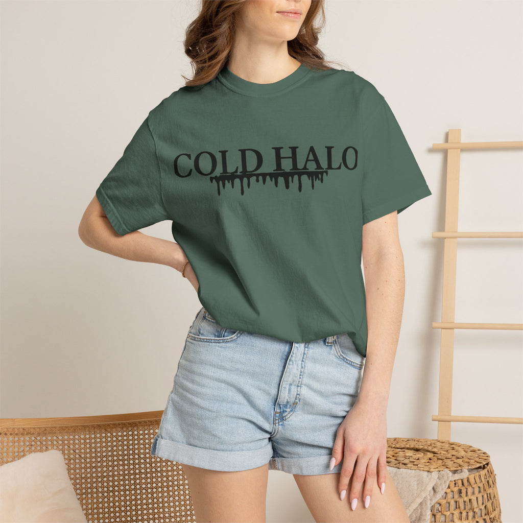 Cold Halo T-Shirt — Gothic Drip Logo Tee
