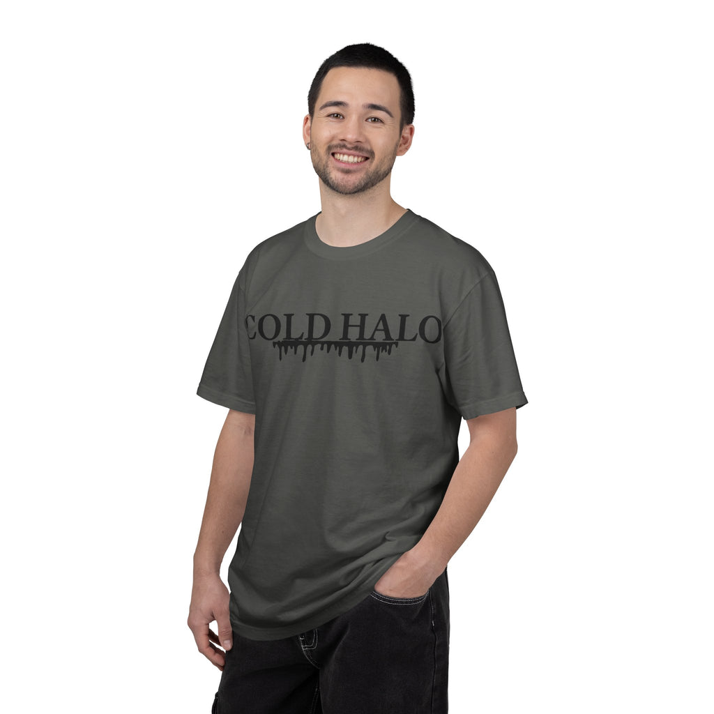 Cold Halo T-Shirt — Gothic Drip Logo Tee