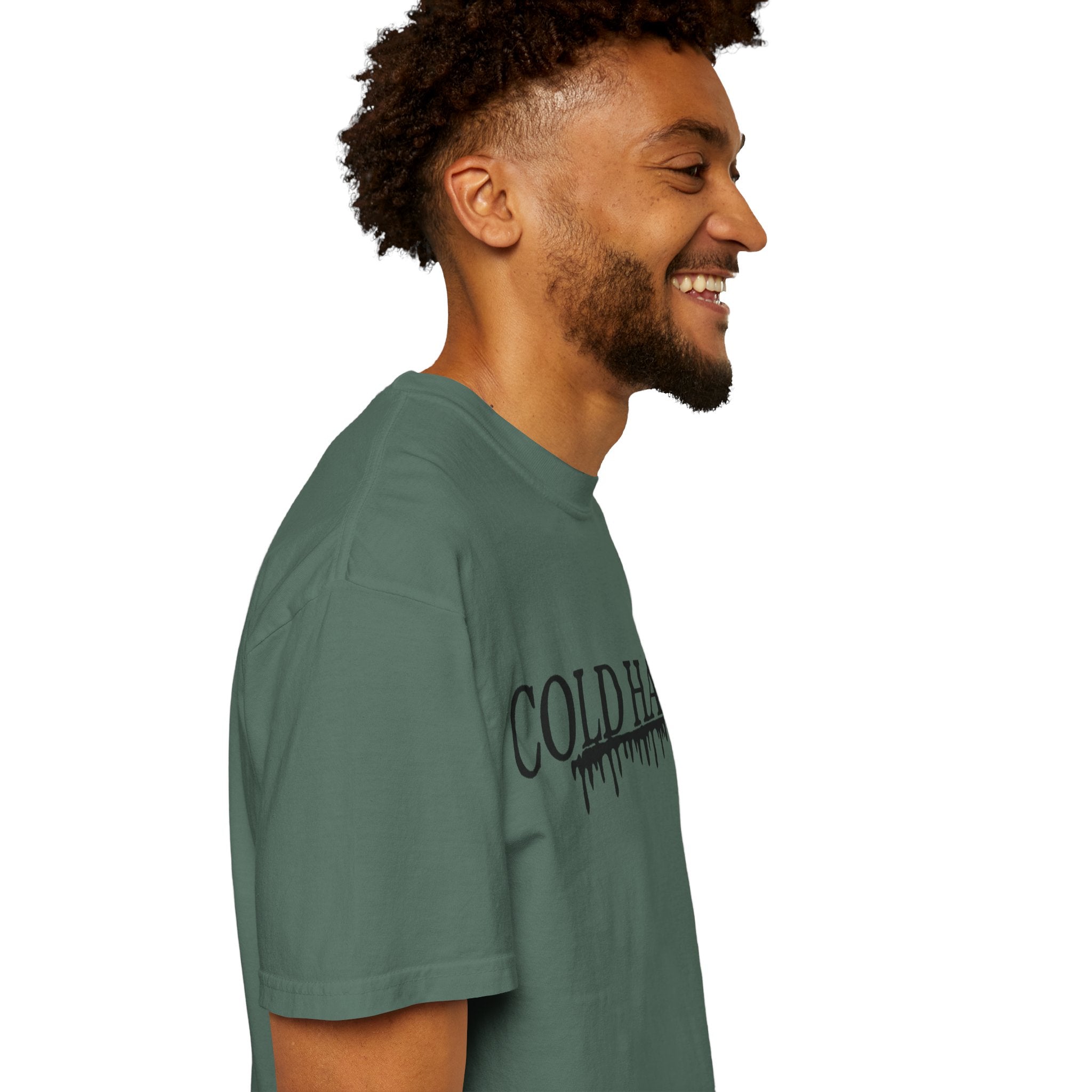 Cold Halo T-Shirt — Gothic Drip Logo Tee
