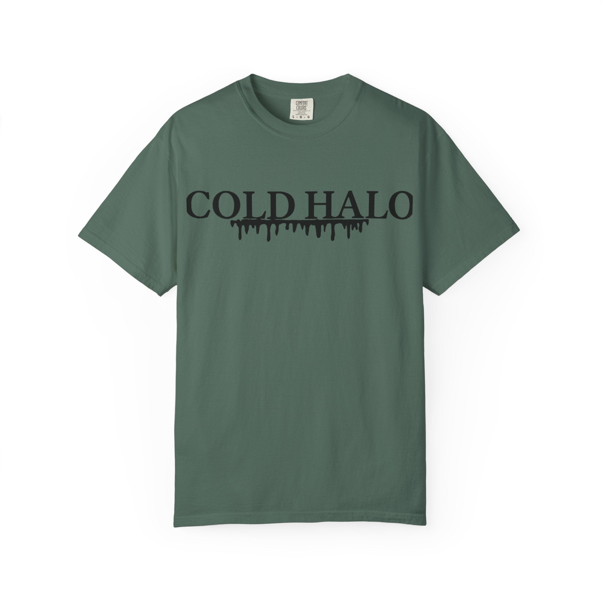 Cold Halo T-Shirt — Gothic Drip Logo Tee
