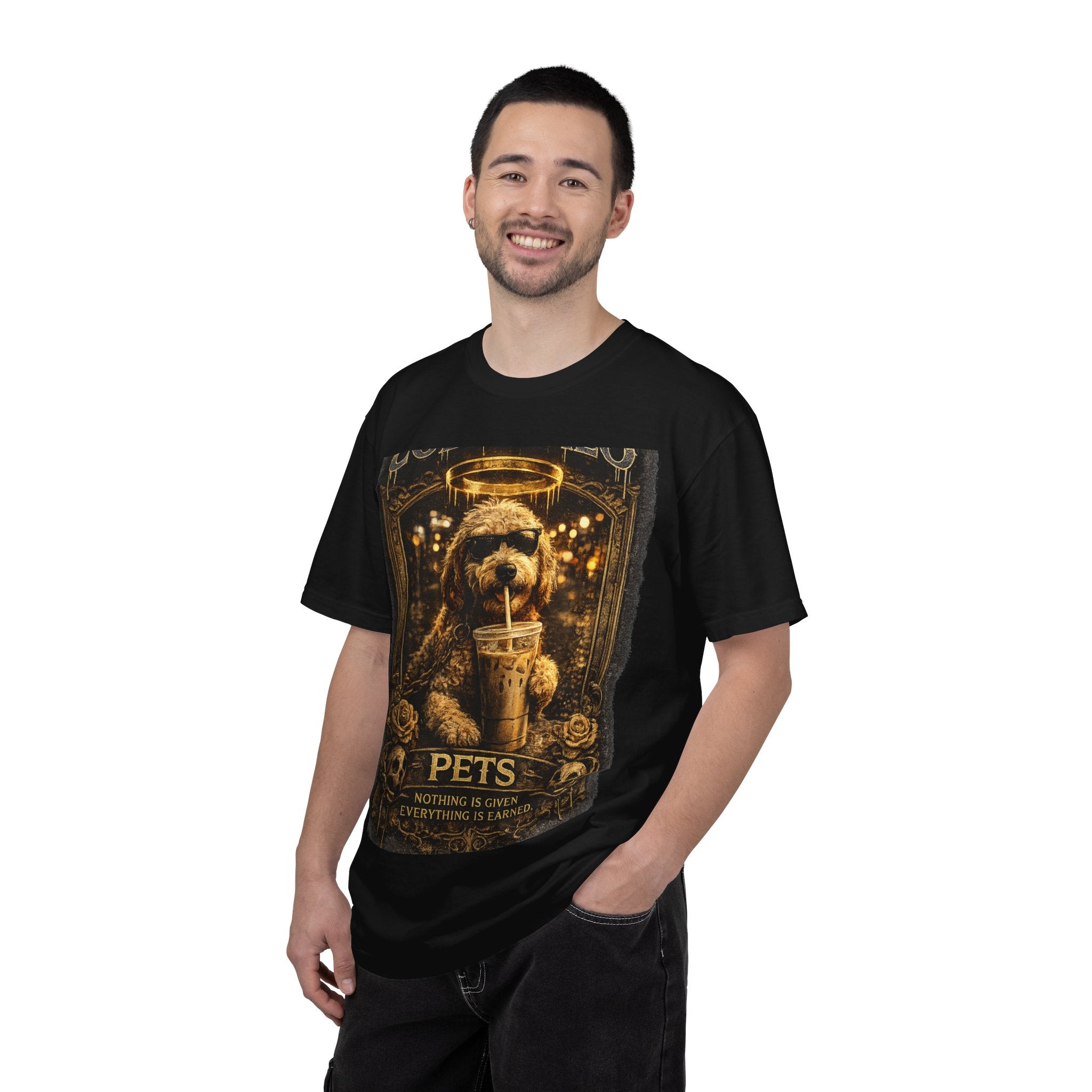 COLD HALO PETS| Vintage "Pets: Nothing Is Given, Everything Is Earned" Graphic T-Shirt