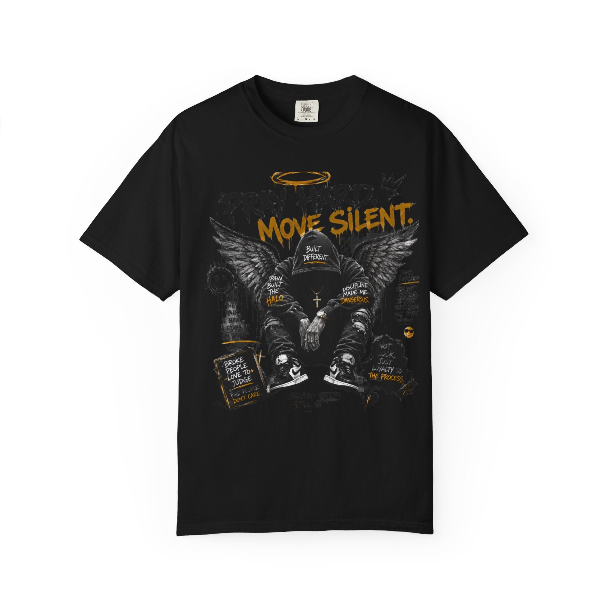 Pray Hard Move Silent Tee