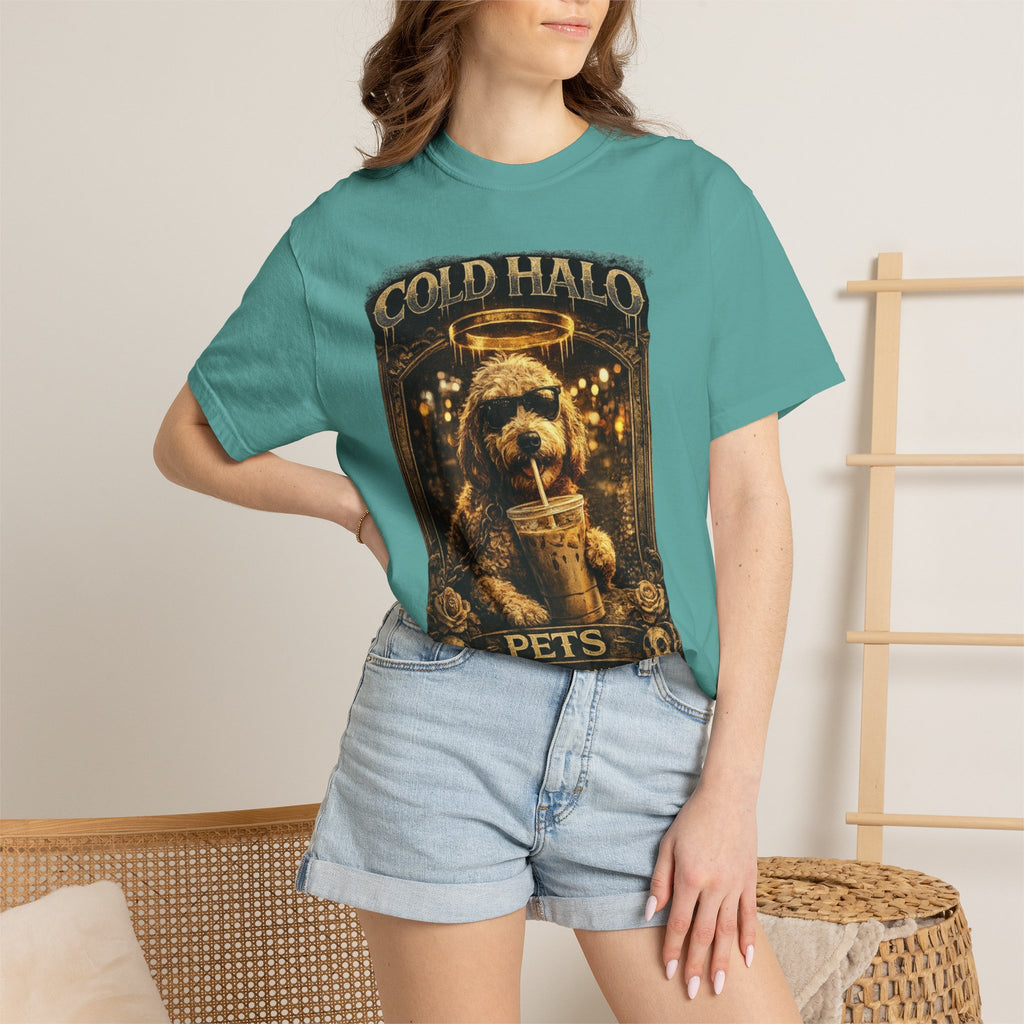 Cold Halo Pets T-Shirt — Vintage Dog Snack Inspector Graphic Tee