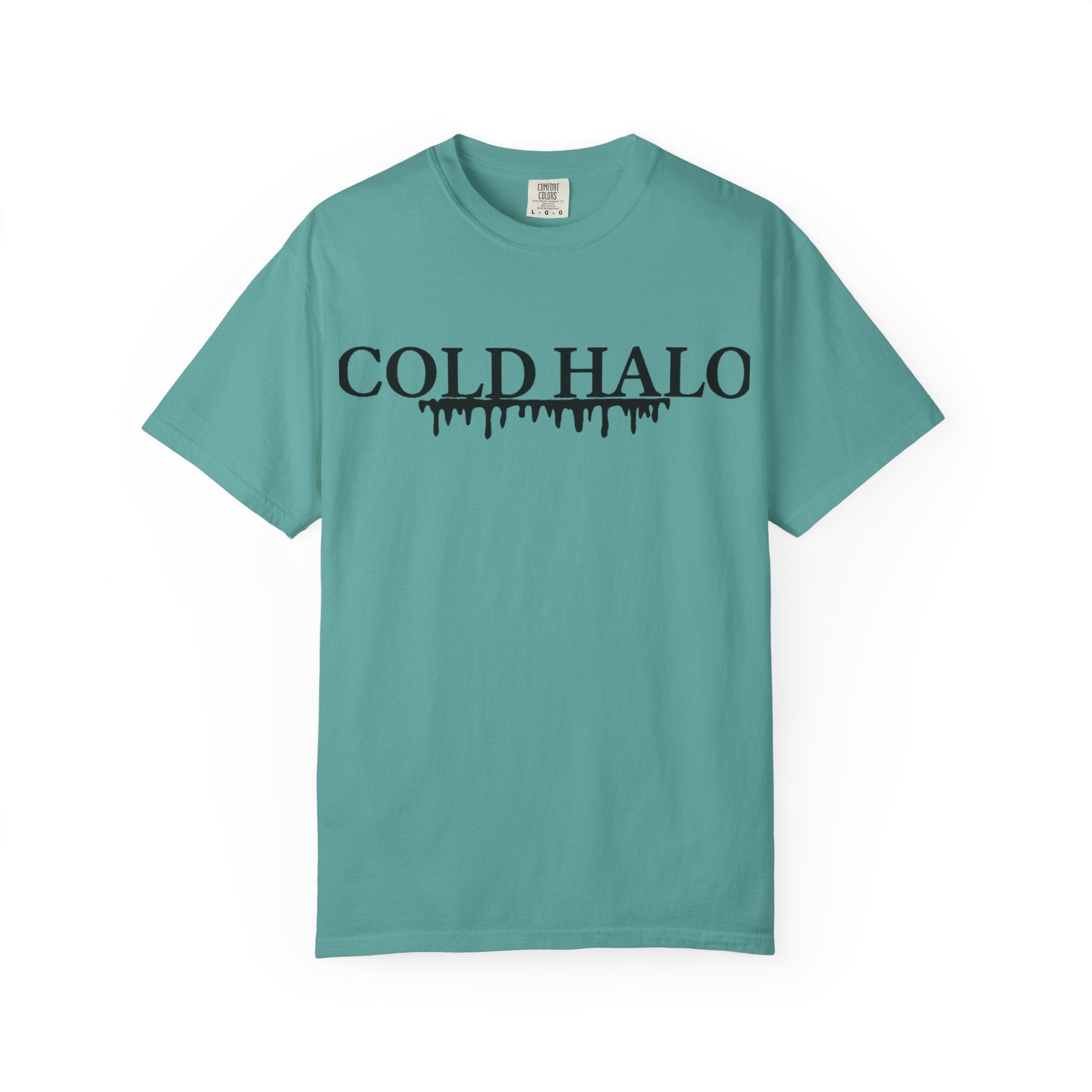 Cold Halo T-Shirt — Gothic Drip Logo Tee
