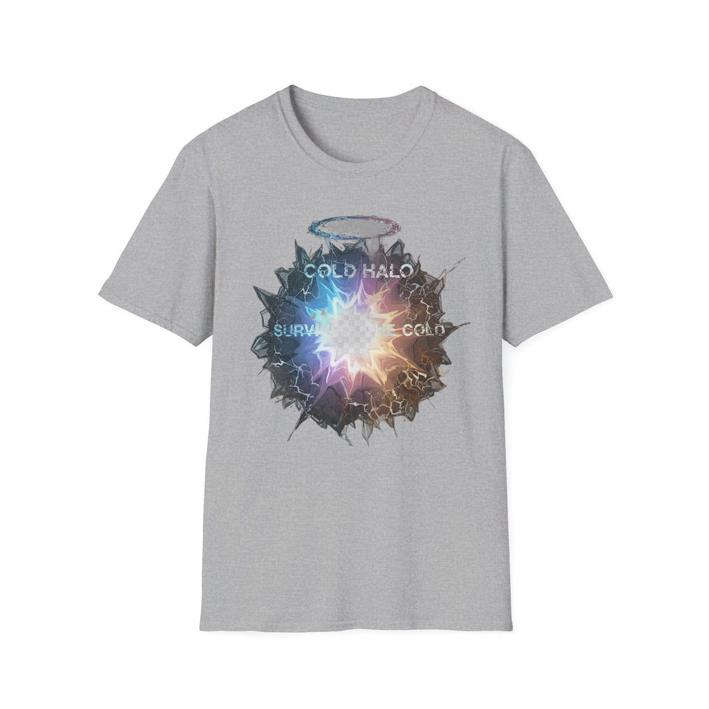 Cold Halo Graphic T‑Shirt — 'Cold Halo' Survive the Cold Sci‑Fi Design