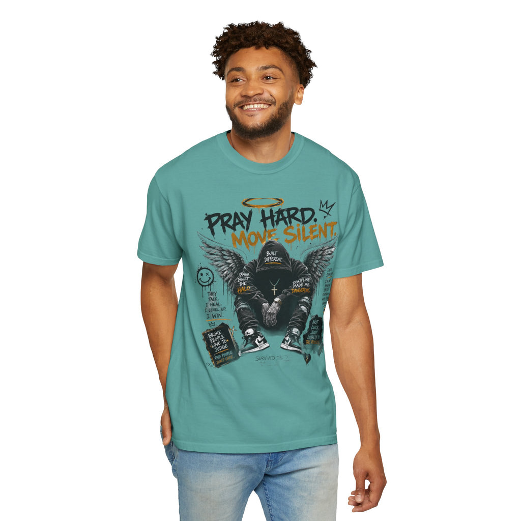 Pray Hard Move Silent Tee