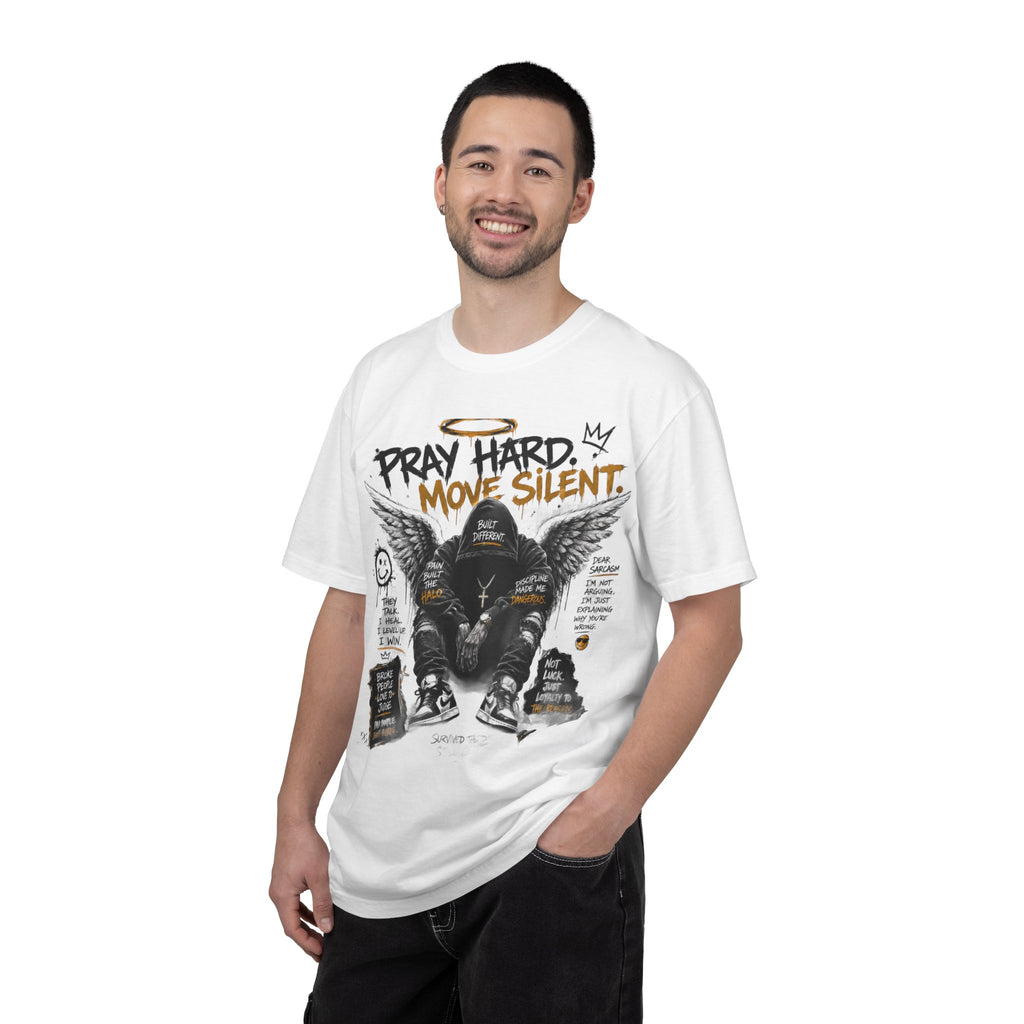 Pray Hard Move Silent Tee