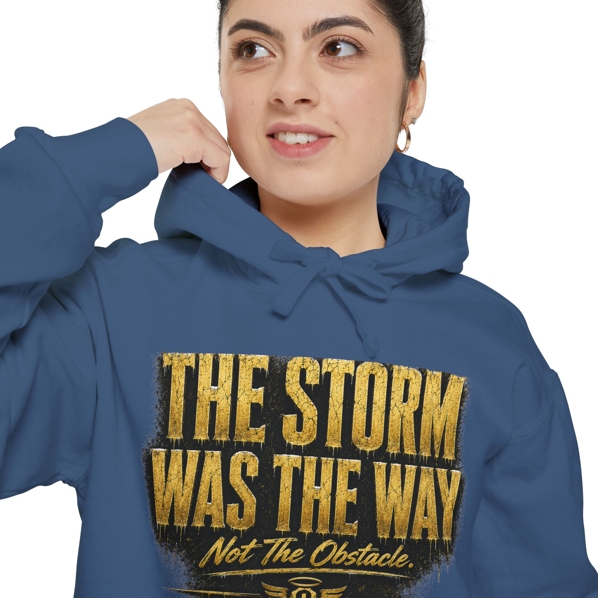 Cold Halo the storm was the way Hoodie-inspirational unisex Motivational Sweat shirt