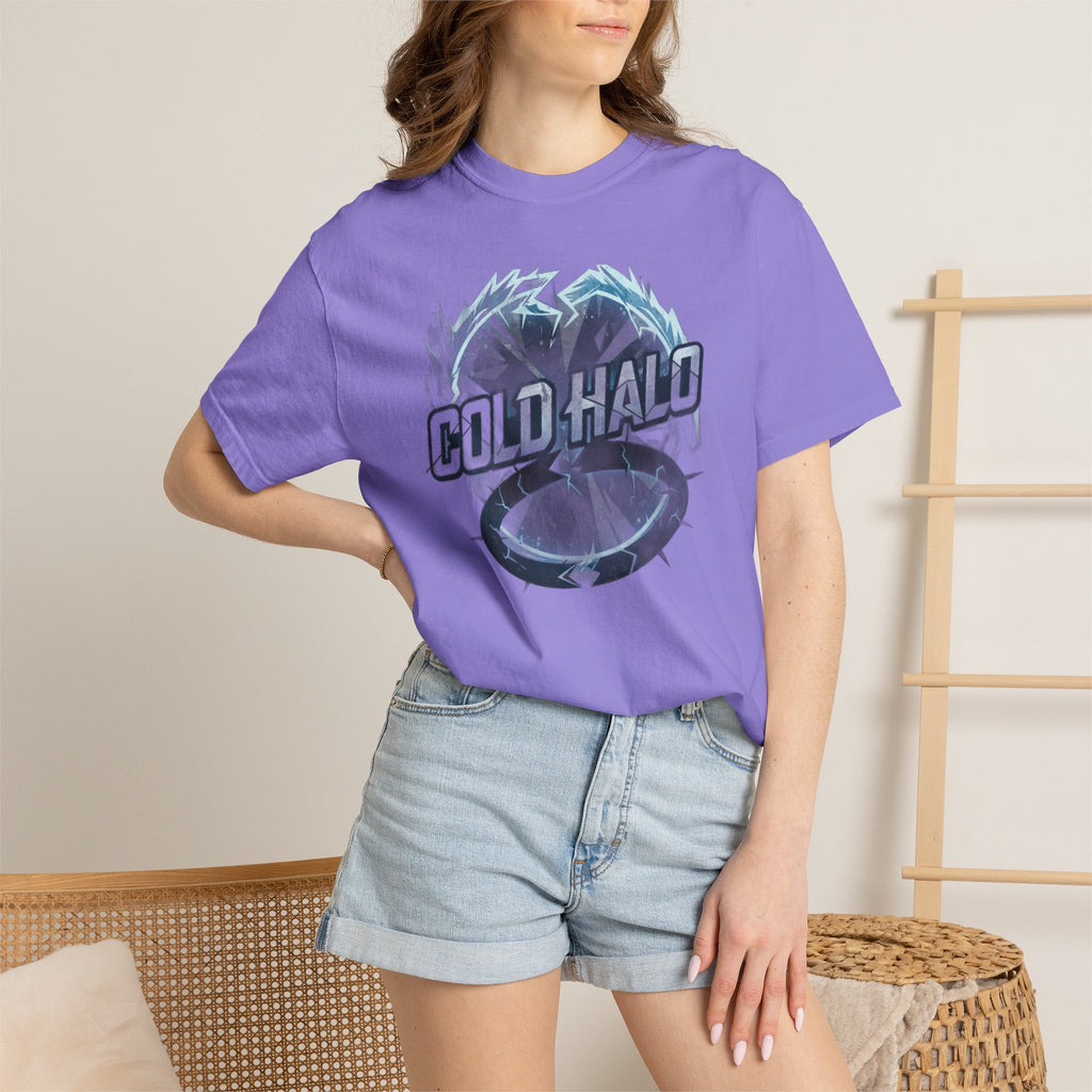 Cold Halo Graphic T-Shirt — Icy Ring Logo Tee